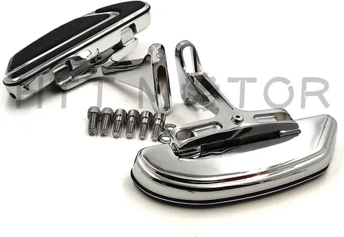 Vista 2 de MT216-123+216-109 - Soporte de montaje cromado para estribo de pasajeros compatible con Touring 1993-2019