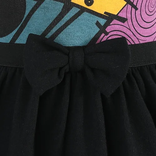 Vista 6 de Disney Nightmare Before Christmas Sally - Conjunto de vestido y gorra para recién nacido y bebé, multicolor