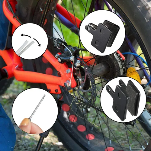 Vista 4 de Zonon 4 pares de pastillas de freno para bicicleta compatibles con TRP Tektro Shimano Deore Br-M575 M525 M515 T615 T675 M505 M495 M486 M485 M475