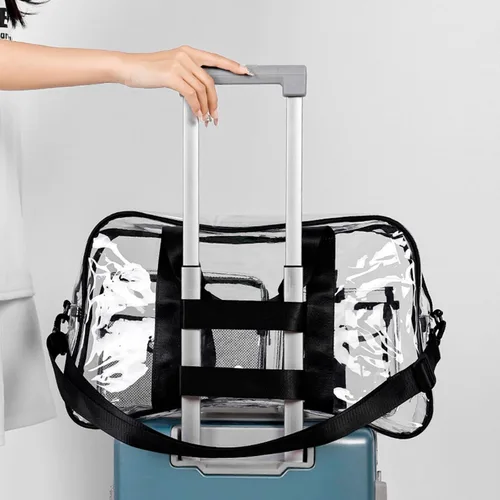 Vista 85 de Pequeña bolsa de gimnasio para mujer, bolsa de viaje con compartimento para zapatos