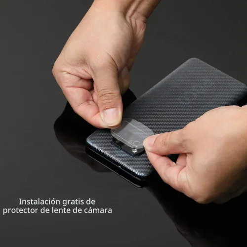 Vista 5 de Ibywind Protector de pantalla para Xiaomi Poco X3/X3 Pro, con 2 piezas de vidrio templado, 1 protector de lente de cámara, 1 película de fibra