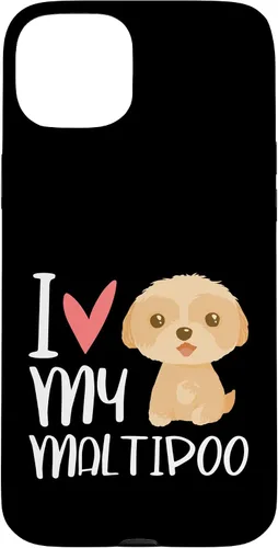 Vista 9 de iPhone 16 Maltipoo Dog Lover Hybrid Multipoo Breeder Heart Fur Parent Case