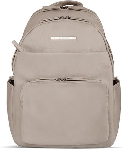 Vista 9 de Kenneth Cole Reaction Marley - Mochila de cuero vegano con doble compartimento para mujer de 15 pulgadas Negro