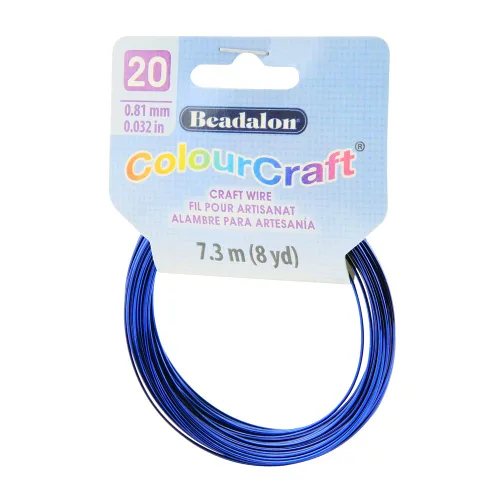 Vista 23 de Beadalon ColourCraft - Alambre para hacer joyas, artesanía pesada, núcleo de cobre estructural, calibre 16, bobina de cobre de 2.3 yardas