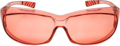 Vista 5 de Calabria 6000 gafas de seguridad de ajuste grande para hombres y mujeres, gafas de ajuste para hombres y mujeres, envolventes, tintadas, antivaho