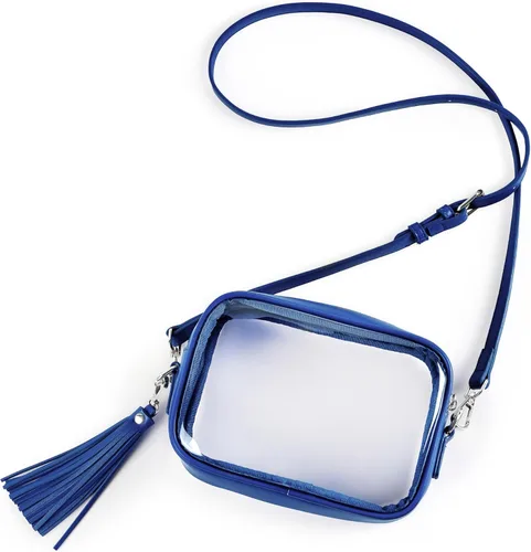 Vista 11 de Yarnic Bolsa Transparente Aprobada para Estadios, Bolso Cruzado Transparente de PVC Bolsa Cruzada Pequeña Transparente con Correa de Hombro Ajustable