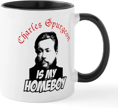 Vista 5 de CafePress Spurgeon Homeboy - Taza de café de cerámica de 11 oz (11.0 fl oz)