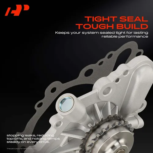 Vista 6 de A-Premium Bomba de agua del motor con junta [DOHC, 6 cilindros 2.7L] Compatible con Chrysler & Dodge, se adapta a 300, Concorde 98-04, Intrepide