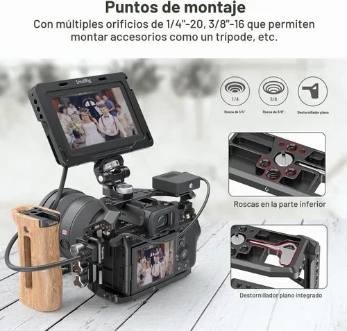 Vista 6 de Armazón para cámara SmallRig solo para Sony Alpha 7S III / A7S III / A7SIII