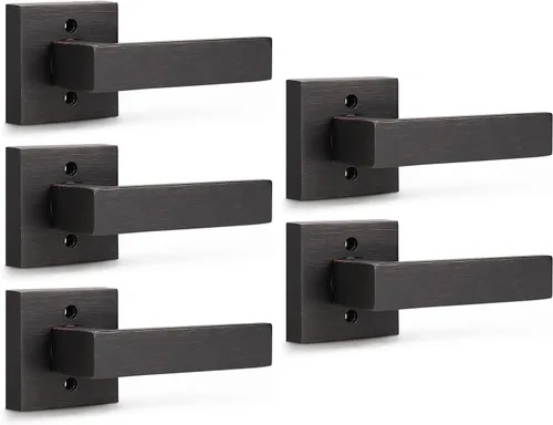 Vista 67 de KNOBWELL - Juego de cerradura con 1 picaporte resistente para puertas de una cara, ideal para puertas interiores reversibles, 0.93 libras