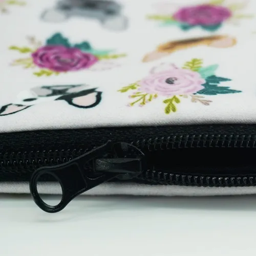 Vista 4 de Bolsas de cosméticos para mujeres, pequeña bolsa de maquillaje con girasol para bolso, bolsa de aseo de viaje, accesorios organizadores, neceser