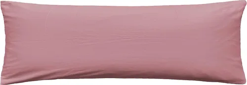 Vista 15 de iMaylex Funda de almohada suave 100% algodón egipcio con cremallera, acogedora y ligera, fácil cuidado, albaricoque, cuerpo, 20 x 48 pulgadas