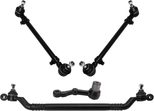 Vista 136 de TRQ Kit de dirección delantera con barra de acoplamiento de fuelle de piñón y cremallera compatible con Toyota Echo 2000-2005
