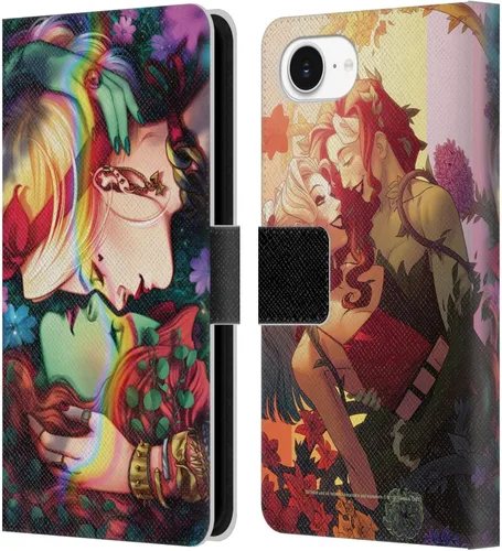 Vista 33 de Head Case Designs Officially Licensed Batman DC Comics Batman #609 Hush Gotham City Sirens Leather Wallet Case Compatible with Apple iPhone 7/8 / SE