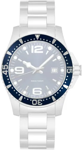 Vista 3 de Insertos de bisel de aluminio para reloj Longines HydroConquest automático de 1.535in para hombre