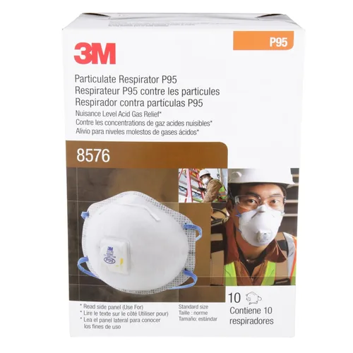 Vista 3 de 3M respirador para partículas, con alivio para niveles molestos de gases