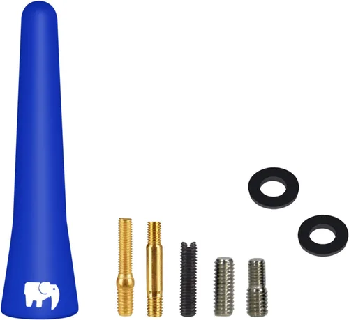 Vista 4 de ONE250 Antena de núcleo de cobre corto de 2.5 pulgadas, compatible con Nissan - Frontier (1998-2021), Titan (2004-2023), Rogue (2008-2021)