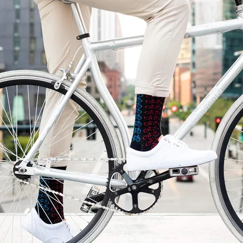 Vista 8 de I'd Rather Be - Calcetines divertidos para hombres y mujeres, regalos para golf, caza, camping, senderismo, esquí, lectura, deportes y mucho más