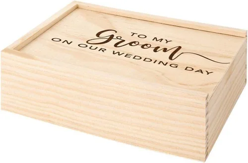 Vista 11 de Koyal Wholesale Caja de recuerdo grabada para álbum de fotos de boudoir solo para tus ojos, regalo de despedida de soltera para novia futura boda