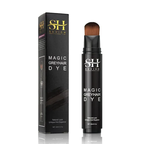 Vista 9 de SEVICH Lápiz de tinte para cabello gris, barra de retoque de raíz, uso para cobertura de cabello gris, extractos de plantas naturales, fácil