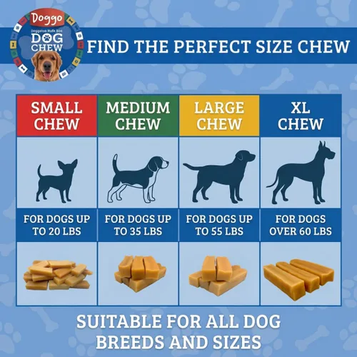 Vista 5 de Masticables prémium de queso de yak para perros del Himalaya - Masticables naturales de yak para perros grandes y pequeños - Masticables de leche