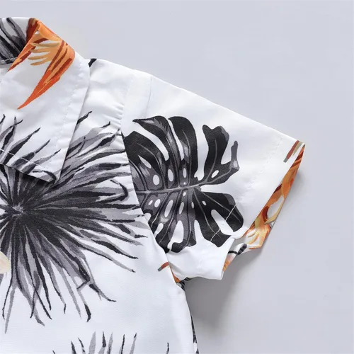 Vista 4 de PATPAT Baby Boy Summer Holiday Short-sleeve Shirt Set Infant Boy Shorts Set 3M-24Months