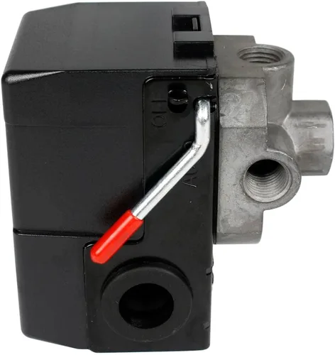 Vista 5 de Lefoo - compresor de aire de calidad, de presión, control 95-125 PSI 4 puerto con descargador LF10-4H-1-NPT1/4-95-125