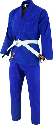Vista 4 de Ready Wolf Inner Sublimated Pro Brazilian Jiu Jitsu BJJ Kimono Gi Uniforme Unisex - Cinturón blanco incluido