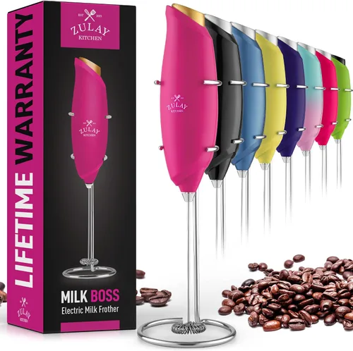 Vista 44 de Varita de espumador de leche mini y potente – Potente espumador de café de mano, mezclador de bebidas operado con batería – Tamaño de bolsillo