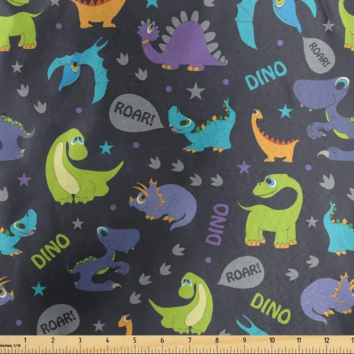 Vista 135 de Lunarable Tela de animales de The Yard, caras de gato y perro, mejores amigos, Bulldog Beagle, Labrador, Calico Kitty impresión, tela de satén