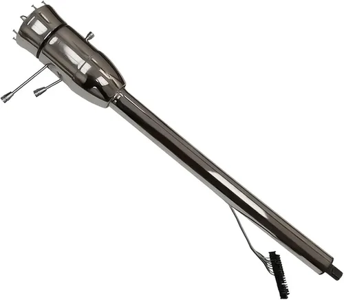 Vista 6 de Columna de Dirección Manual de Inclinación Cromada de 28'' con Adaptador de Rueda Sin Llave Hot Rod GM