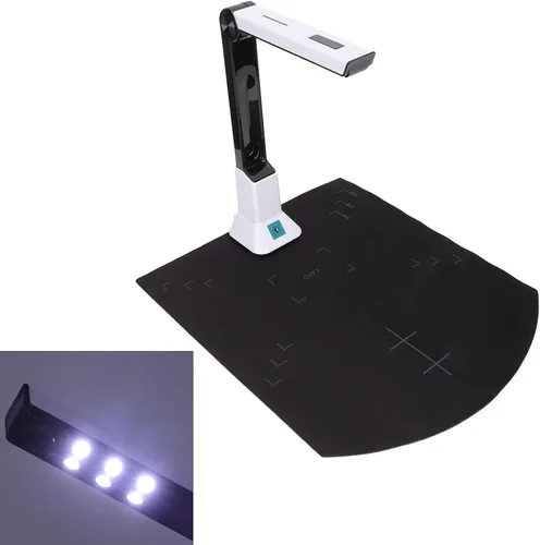 Vista 6 de Cámara de documentos 8MP 4K Ultra High Definition USB Document Scanner A4 Auto Focusing para aprendizaje a distancia, videoconferencia, trabajo