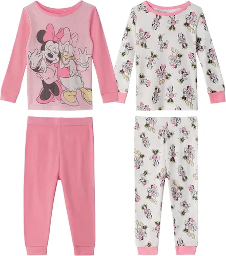 Vista 17 de Disney Pijama de algodón ajustado de Minnie Mouse para bebé niña