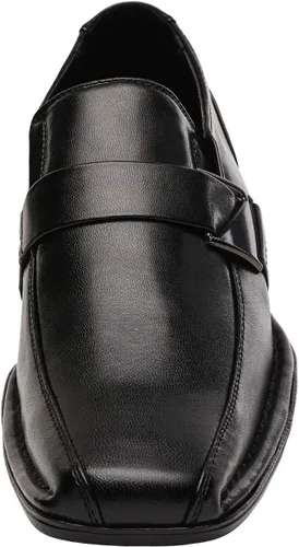 Vista 4 de Bruno Marc - Mocasines Giorgio clásicos sin cordones para hombre