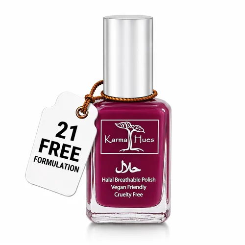 Vista 9 de Karma Naturals - Esmalte de uñas Halal certificado – transpirable y permeable al agua, apto para Wudu (Aabidah)