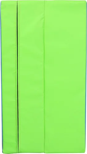 Vista 8 de PRISP Alfombrilla plegable inclinada para gimnasio, extra larga, 71 x 30 x 14 pulgadas, con cuña para niños
