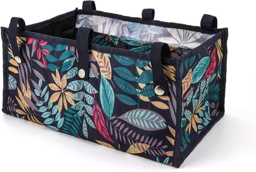 Vista 8 de Bolsa de andador debajo del asiento para rodillo de cuatro ruedas, bolsa con ruedas, organizador de almacenamiento para caminantes para senoirs