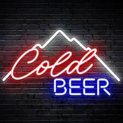 Vista 13 de Kavaas Letrero de Neón para Bar Casero, Letrero LED de Bar para Man Cave Pub Cócteles Fiesta - Los Mejores Regalos para Esposo, Padre, Cumpleaños