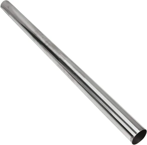 Vista 4 de Tubo recto de 2.5 pulgadas de acero inoxidable T304 tubería de 48 pulgadas de largo 2.5 pulgadas de diámetro exterior tubo de escape DIY, paquete