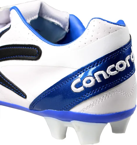 Vista 8 de Auténticos tacos de fútbol Concord estilo S160XI color blancoazul