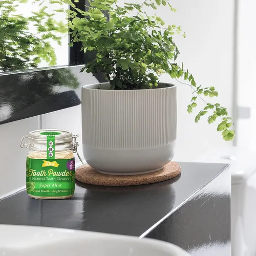 Vista 8 de The Dirt - Polvo de dientes remineralizante, polvo blanqueador de dientes natural sin flúor con hidroxiapatita, sin flúor ni gluten, vegano orgánico