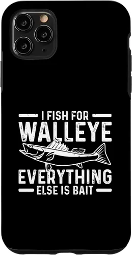 Vista 11 de Funda para iPhone 15 I Fish For Walleye Fishing Walleye Fisherman