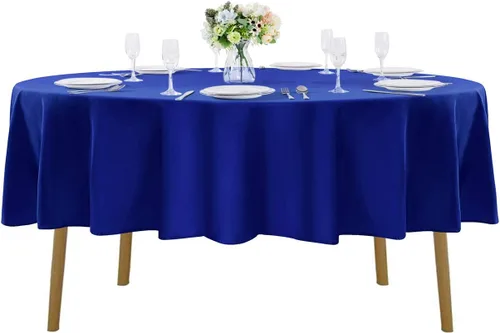 Vista 54 de Mantel rectangular de tela de poliéster lavable de 60 x 120 pulgadas, para decoración de bodas, fiestas, comedores, banquetes