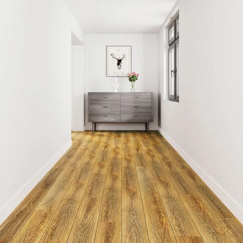 Vista 7 de LaCheery Baldosas de Piso de 36"x6" Marrones de Pegar y Despegar con Aspecto de Madera, Baldosas de Láminas de Vinilo Impermeables para Pisos