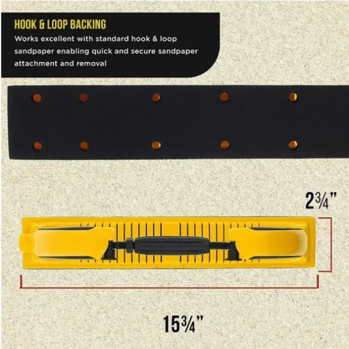 Vista 2 de Radius Flex Longboard - Bloque de lijado a mano con bloque de lijado manual, bloques de lijado para carrocería automática, lijadora de cuerpo