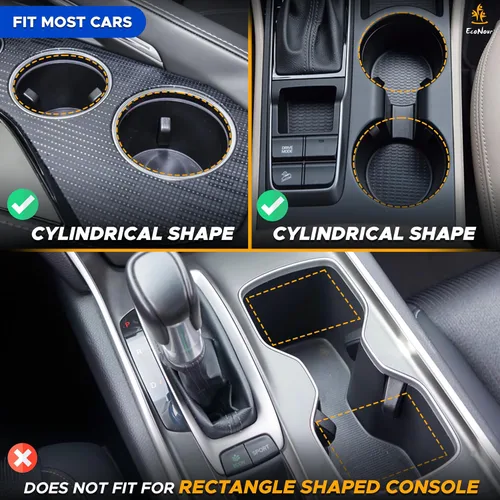 Vista 3 de Expansor de portavasos para automóvil Econour Se adapta a Hydro Flasks, Yeti, Nalgene y botella de agua grande (32-40 onzas) Soporte