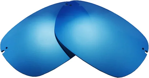 Vista 4 de Walleva Lentes de repuesto polarizados rojo fuego + azul hielo para gafas de sol Maui Jim Sandy Beach, Rojo fuego + azul hielo.