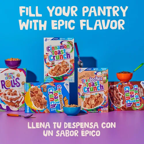 Vista 6 de Cinnamon Toast Crunch - Cereal reducido en taza de azúcar, 2 onzas (paquete de 60)