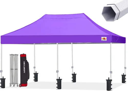 Vista 40 de ABCCANOPY Commercial Pop Up Canopy Tent 10x10 Premium-Series, Black