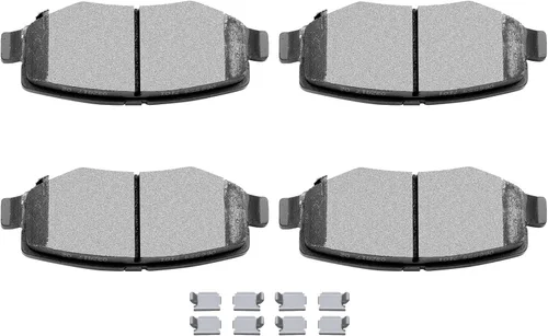 Vista 25 de SCITOO D273 Juego de pastillas de freno cerámicas delanteras de reemplazo 1984-1985 para Honda Accord, 1988-2000 para Honda Civic, 1993-1997